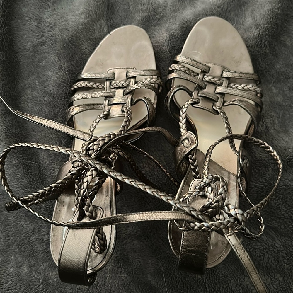 Dior wrap around ankle sandals